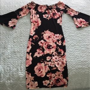 floral formal dress